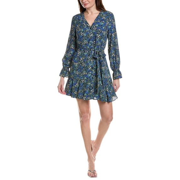 CeCe womens Fit & Flare Dress, l, Blue