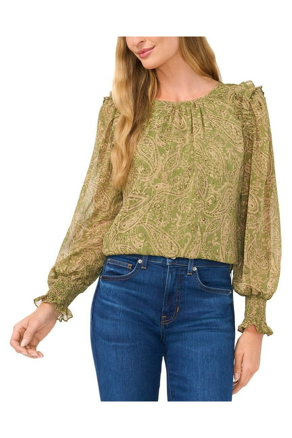 womens  Gathered Neck Blouse, XXS