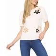 thumbnail image 1 of CeCe womens  Groovy Flower Pullover, XL, White, 1 of 3