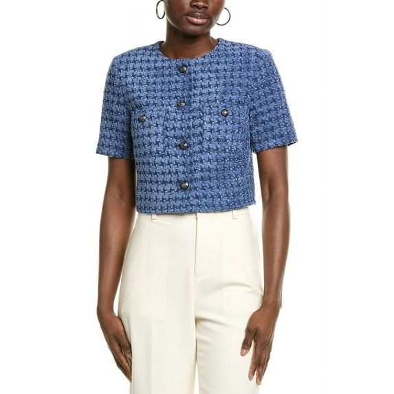 CeCe womens Jacket, 0, Blue