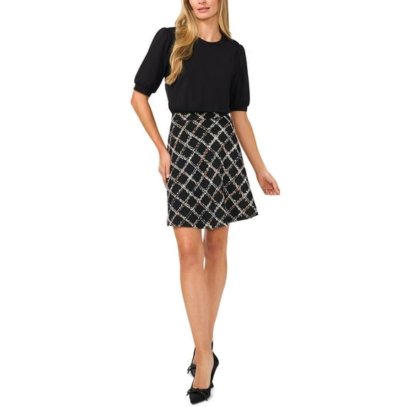 CeCe womens Mutton Sleeve Dress, 2