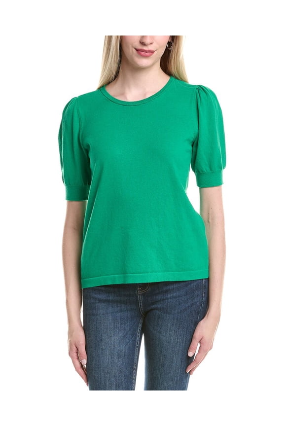 womens Pearl Back Sweater, xs, Green