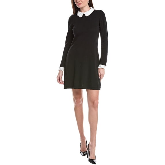 CeCe womens Pearl Collar Sweaterdress, XL