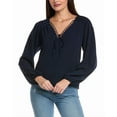 thumbnail image 1 of CeCe womens  Pintuck Blouse, l, Blue, 1 of 3