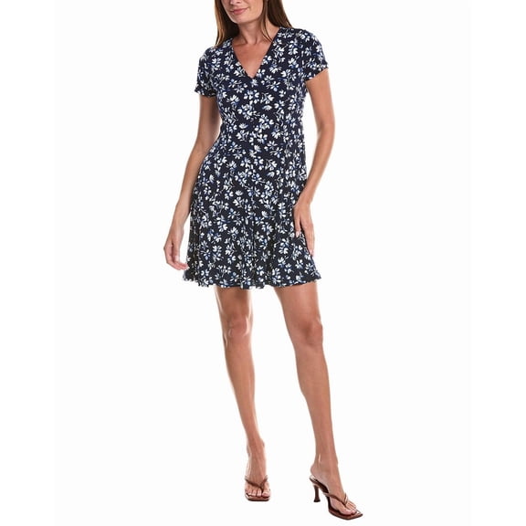 CeCe womens Princess Seam Knit Dress, m, Navy