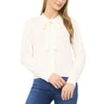 thumbnail image 1 of CeCe womens  Regular Fit Wool-Blend Cardigan, m, White, 1 of 3