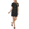 thumbnail image 1 of CeCe womens  Slim Fit Dress, 14, Black, 1 of 3
