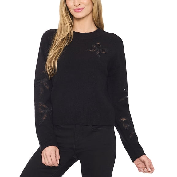 CeCe womens  Sweater, m, Black