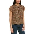 thumbnail image 1 of CeCe womens  Tie Front Blouse, xs, Pink, 1 of 3