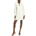 thumbnail image 1 of CeCe womens  Tie-Front Shift Dress, m, White, 1 of 3
