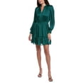 thumbnail image 1 of CeCe womens  Tie-Neck Short Dress, l, 1 of 3