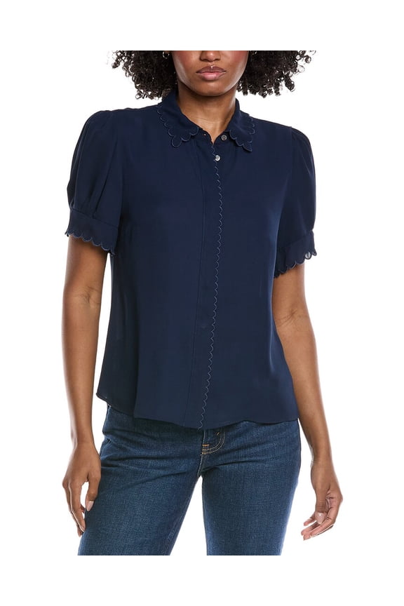 womens  Top, XL, Blue