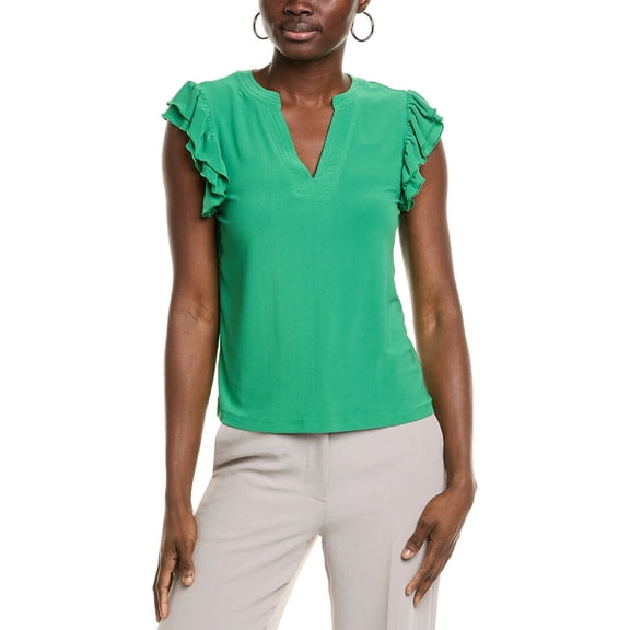CeCe womens Top, l, Green