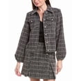 thumbnail image 1 of CeCe womens  Tweed Ballion Jacket, 12, Black, 1 of 3