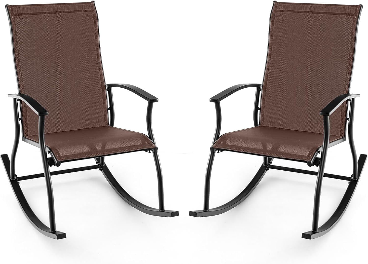 CeXuanTerOutdoor Rocking Chair Set of 2 - Patio Rocking Chairs w ...