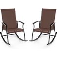 CeXuanTerOutdoor Rocking Chair Set of 2 - Patio Rocking Chairs w ...