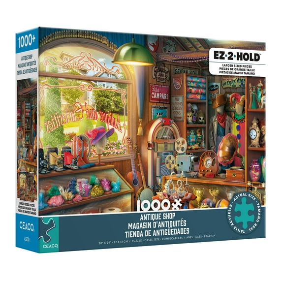 Ceaco 1000 Piece Antique Shop (Eduard) Interlocking Jigsaw Puzzle