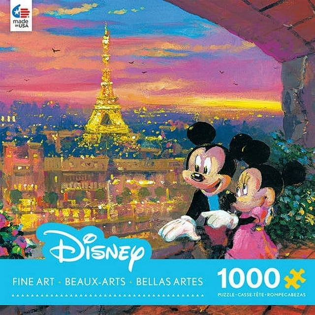 Ceaco 1000-Piece Disney Fine Art Paris Sunset Puzzle