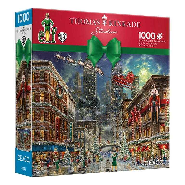 Santa’s Sweet Shop Jigsaw Puzzle – 250 XL Piece Christmas Puzzle By Gibsons | Extra Large Pieces For Family Fun