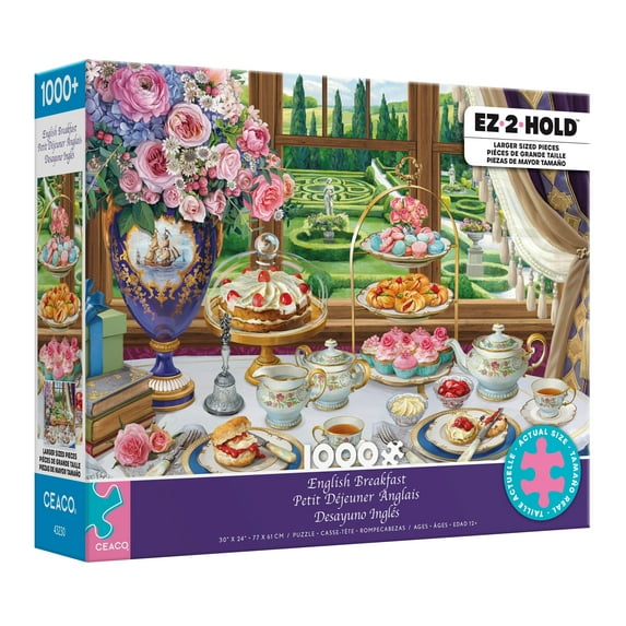 Ceaco 1000 Piece English Breakfast Interlocking Jigsaw Puzzle