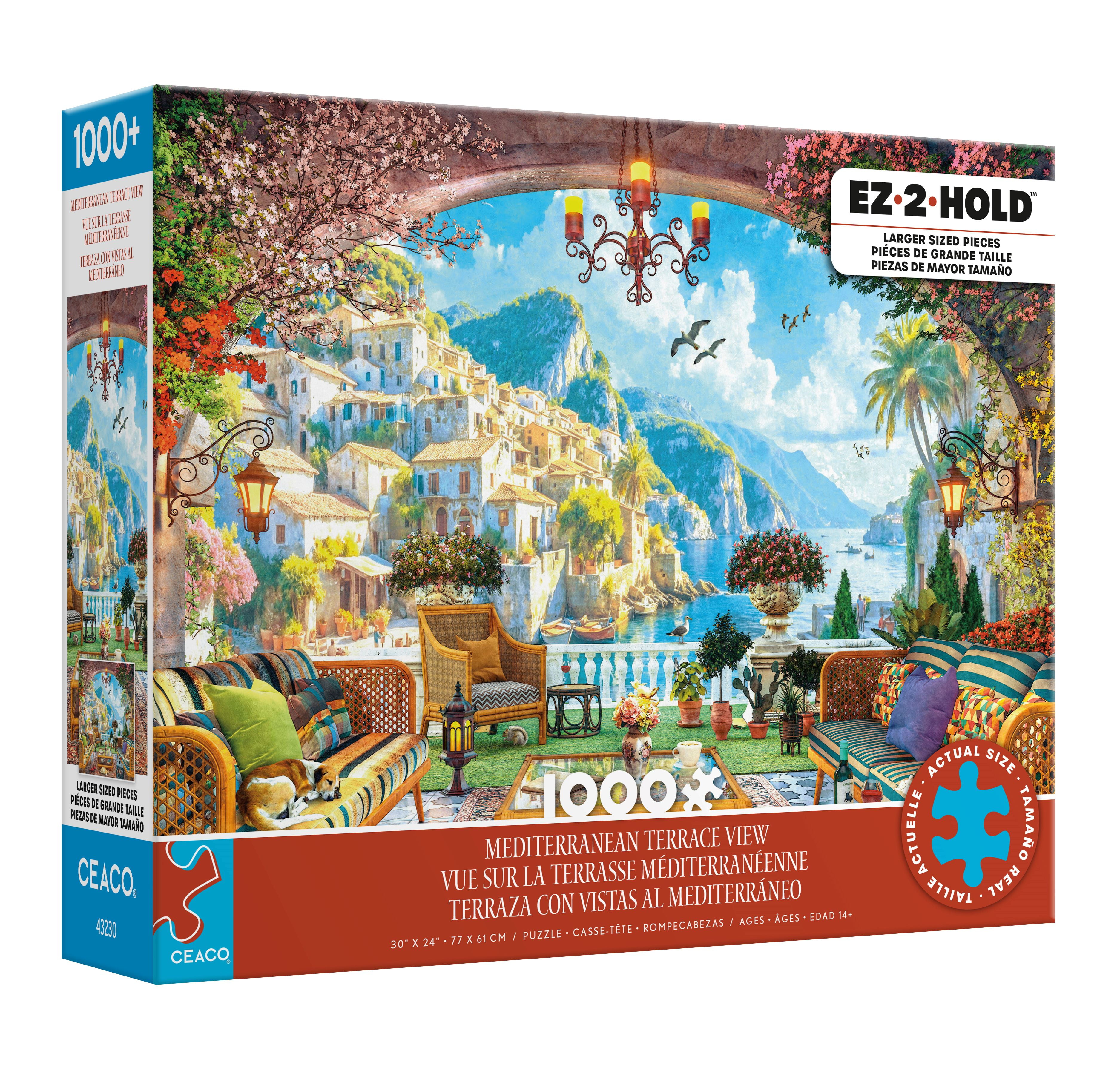 Ceaco 1000 Piece Mediterranean Terrace View (Dominic Davison ...