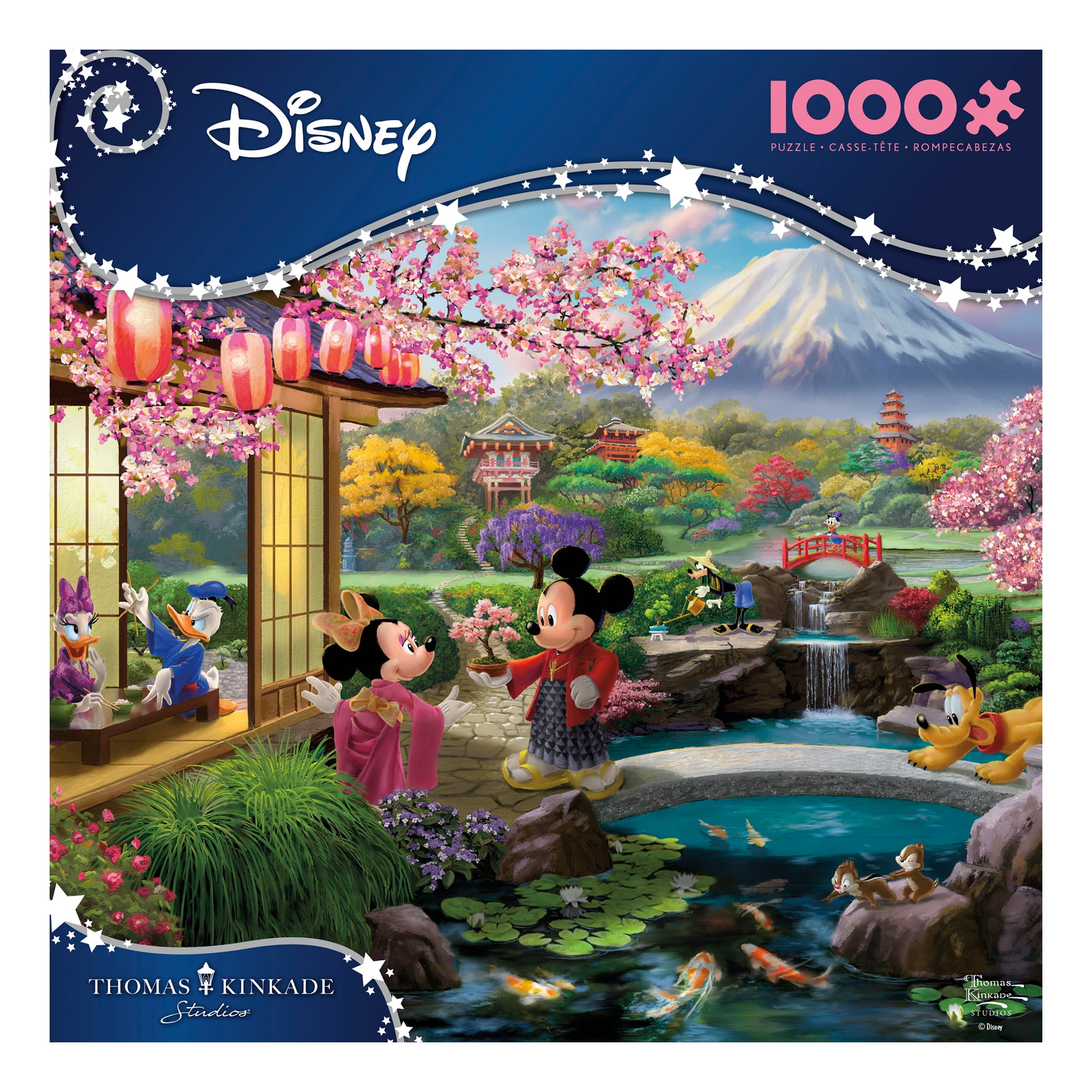 Ceaco 1000 Piece Mickey and Minnie in Japan Interlocking