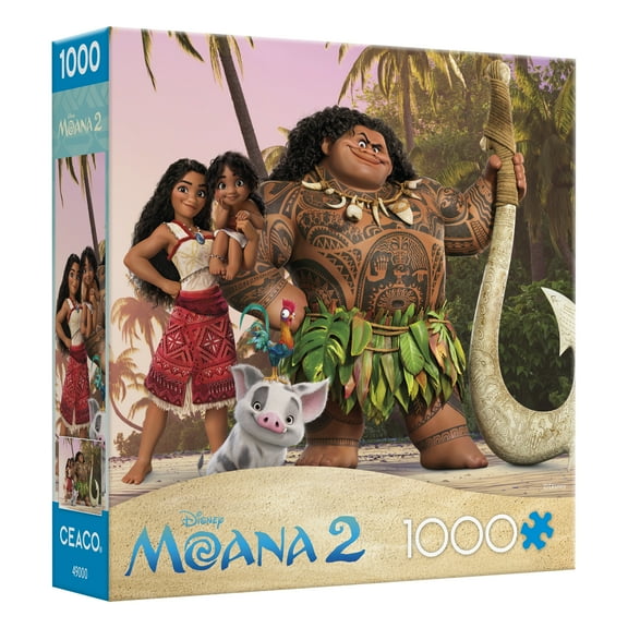 Ceaco 1000 Piece Moana 2, On the Beach Interlocking Jigsaw Puzzle