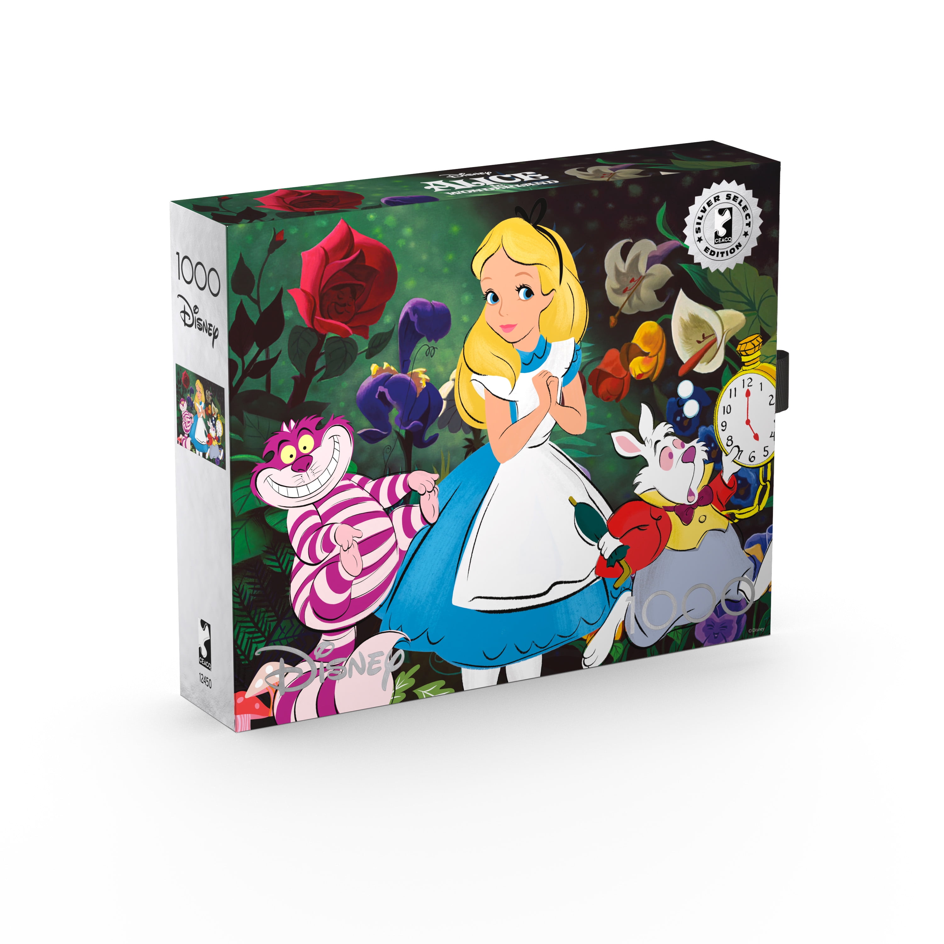 Ceaco 1000-Piece Silver Select Alice in Wonderland Interlocking