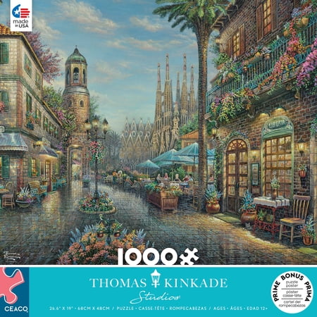 Ceaco 1000 Piece Spanish Café Interlocking Jigsaw Puzzle