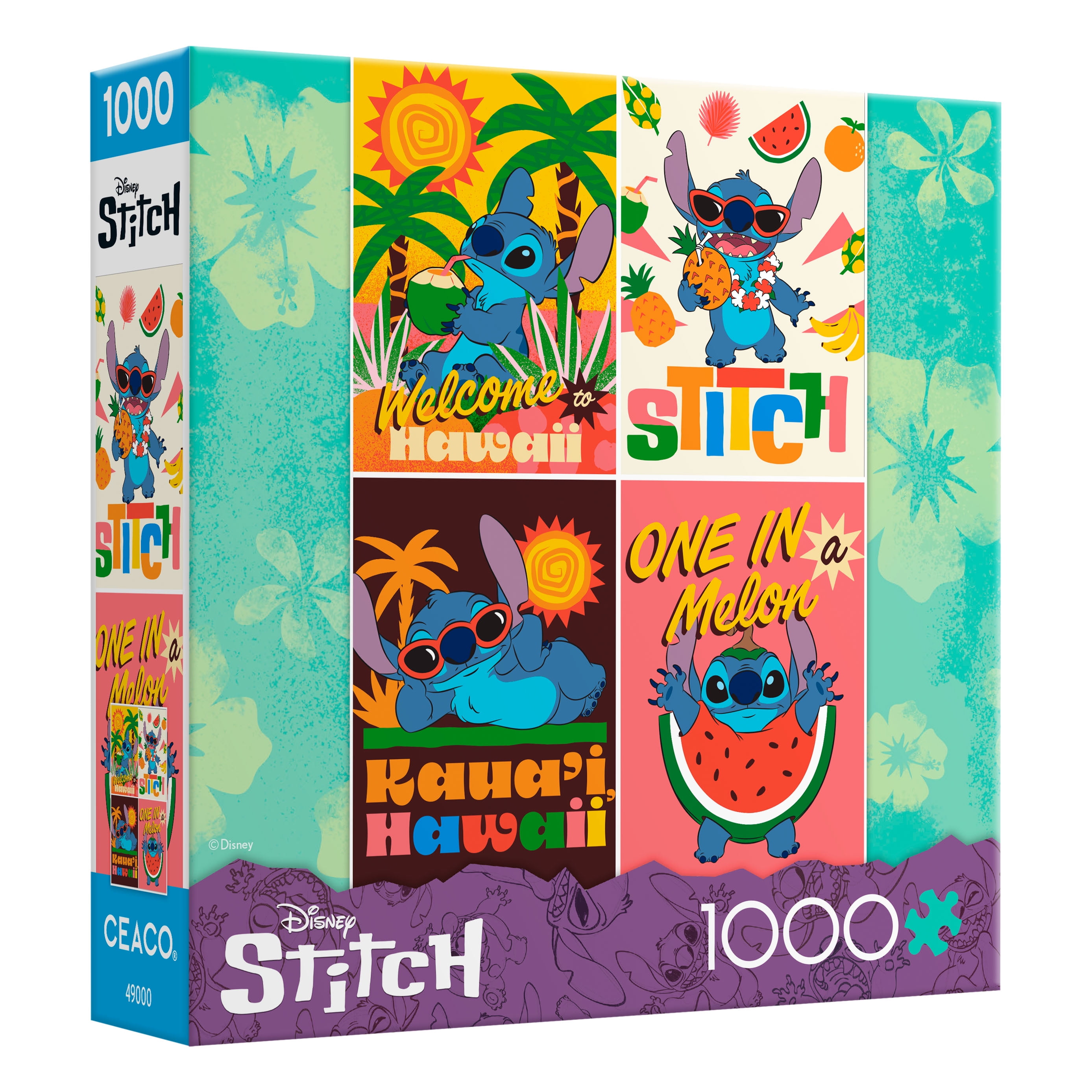 Ceaco 1000 Piece Stitch Collage Interlocking Jigsaw Puzzle