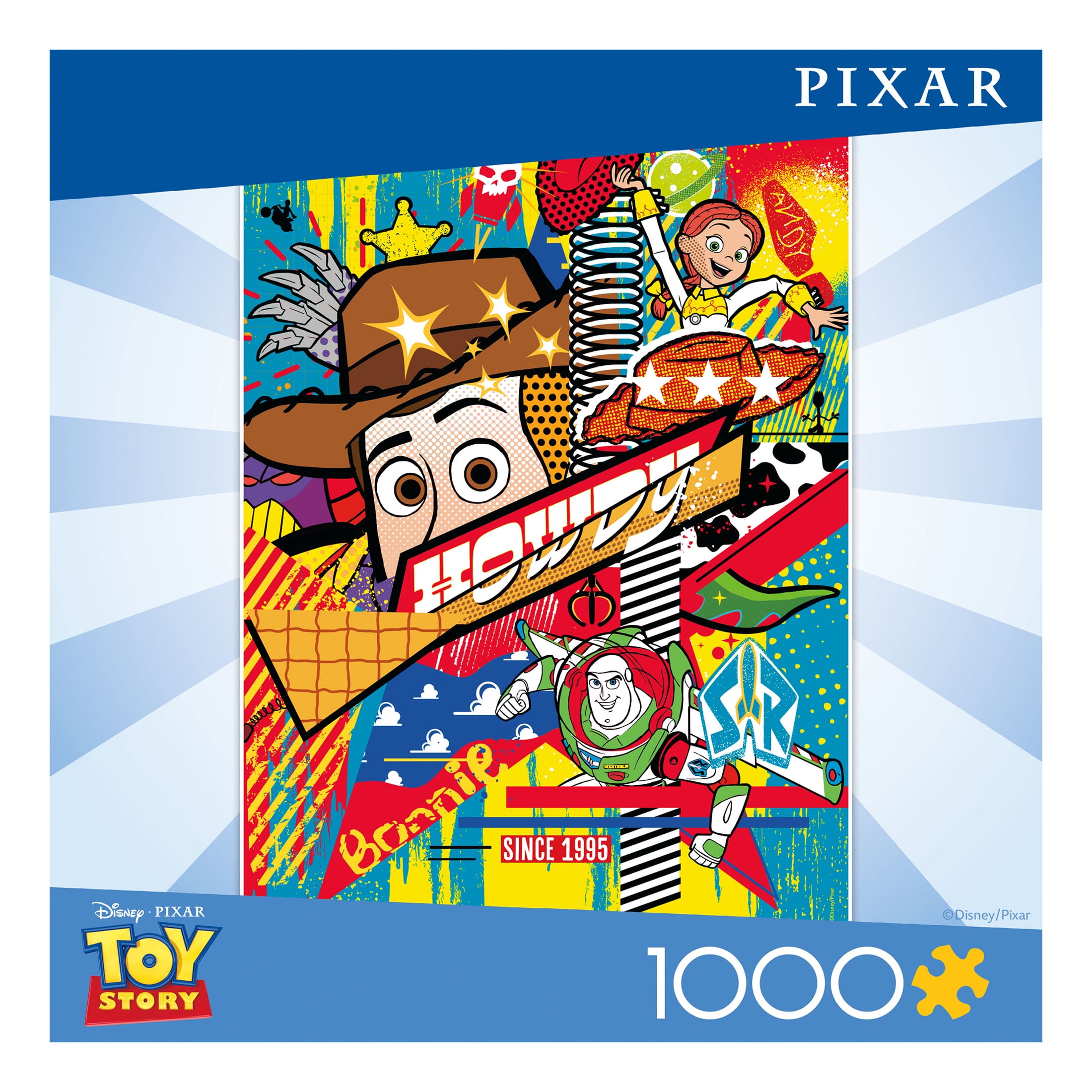 Ceaco 1000 Piece Toy Story Pixar Graffiti Interlocking Jigsaw