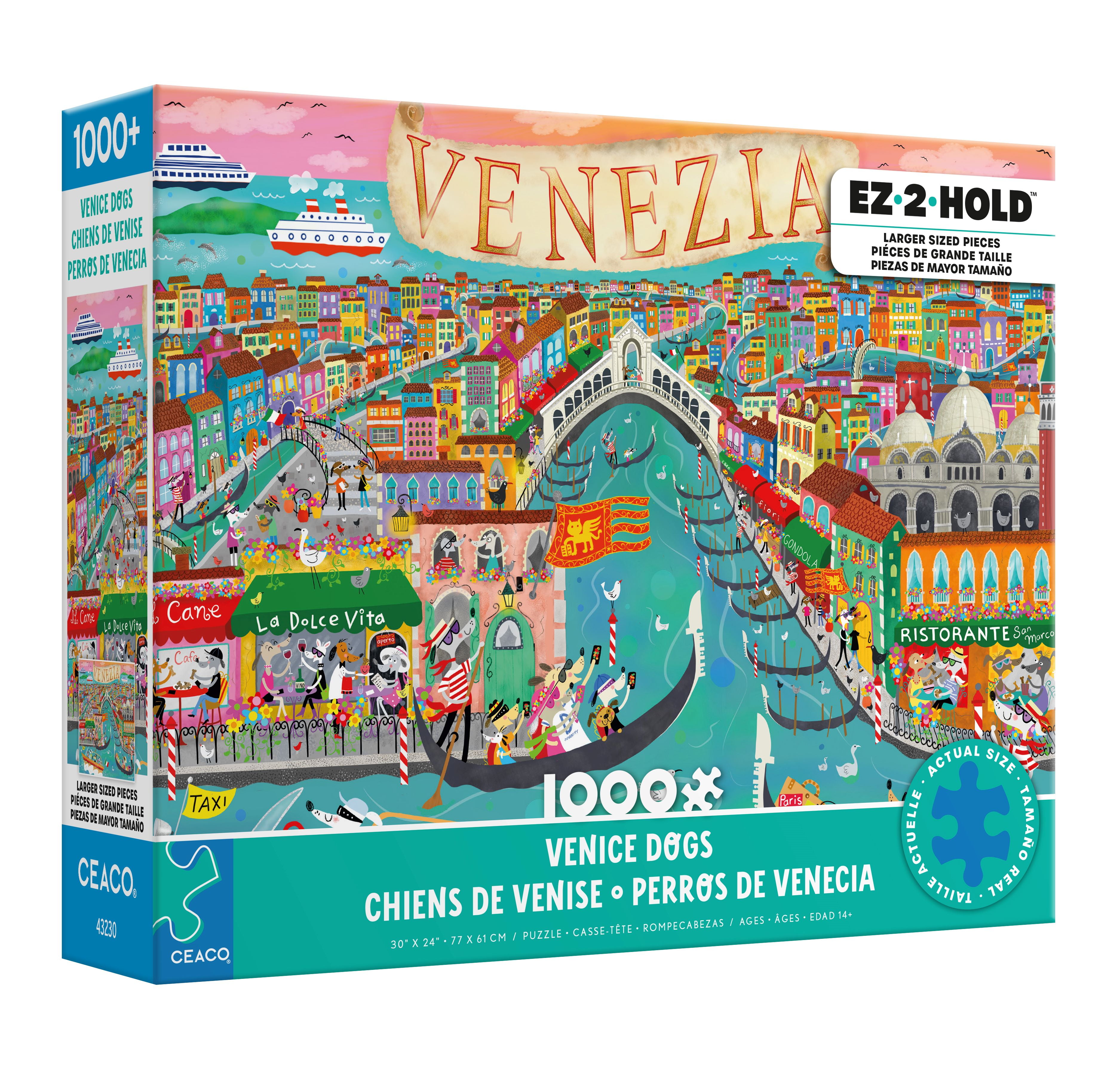 Ceaco Venice Dogs Jigsaw Puzzle - 1000 Piece - Walmart.com