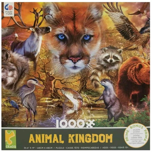 Ceaco 1000pc Mammals Animal Kingdom Puzzle