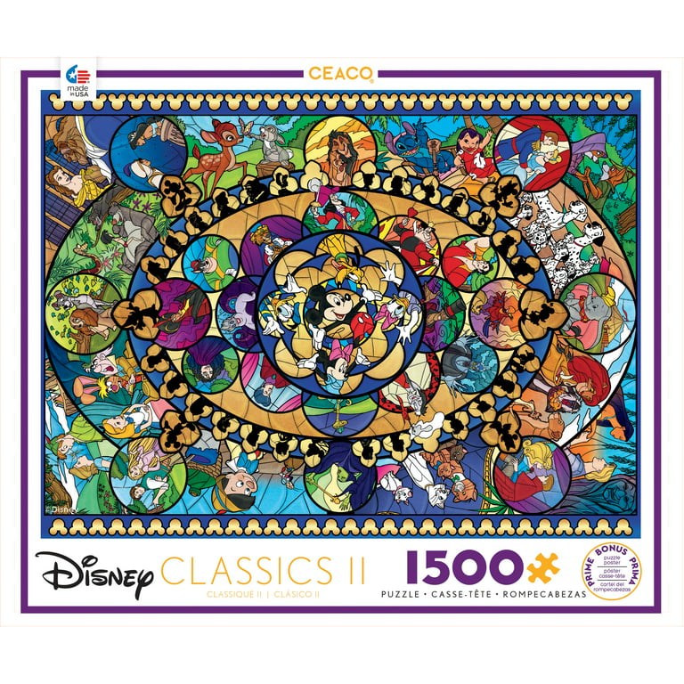 Ceaco - Disney Classics - Disney Classics - 2000 Piece Jigsaw Puzzle , 5