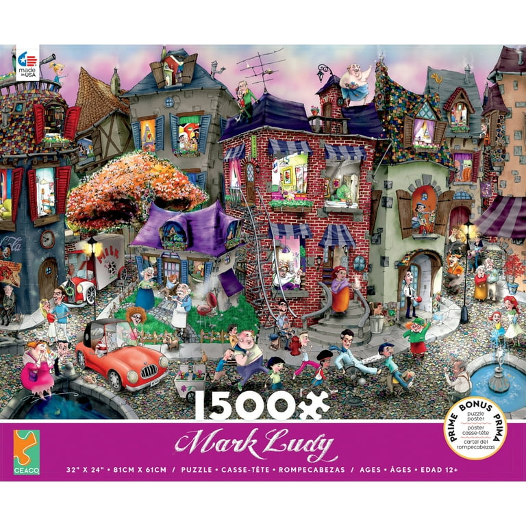 Buffalo Games - Country EC36 Life - Old Country Farmhouse - 1000 Piece Jigsaw Puzzle For Adults