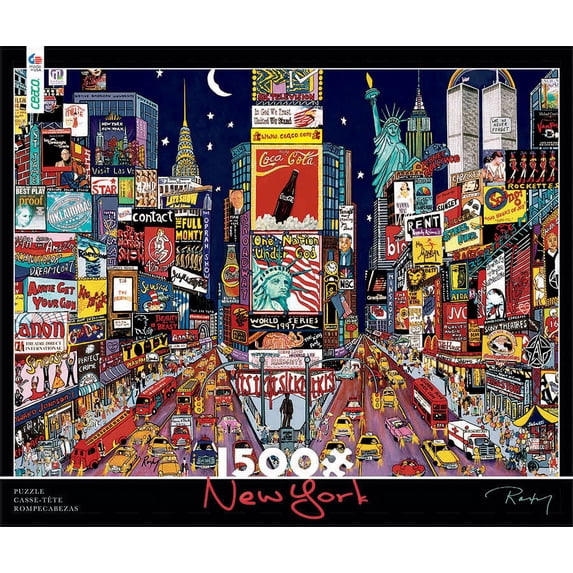 Ceaco - 1500PC Assortment - New York - 1500 Piece Jigsaw Puzzle