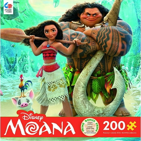 Ceaco 200-Piece Disney Friends Moana Interlocking Jigsaw Puzzle