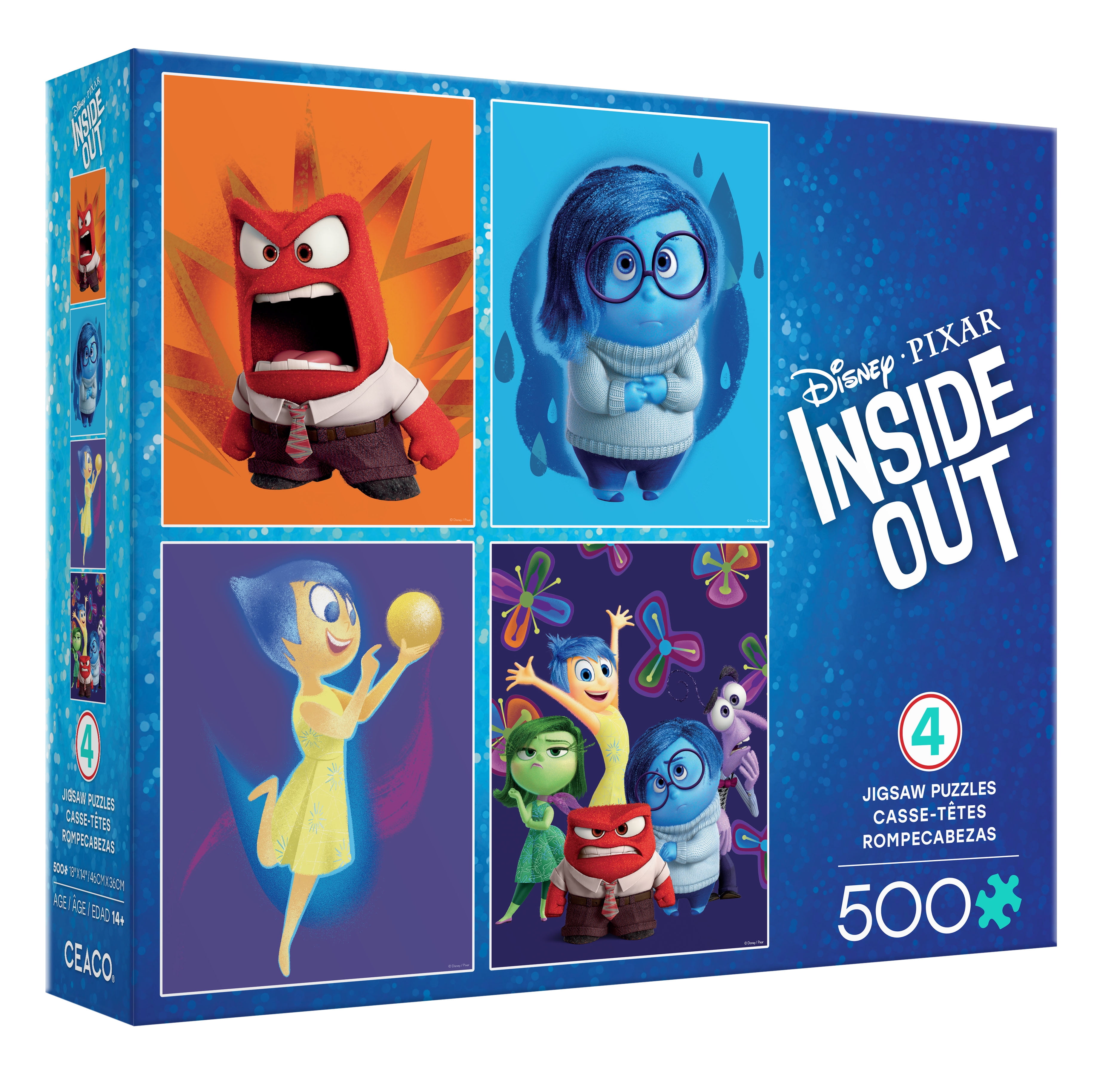 Ceaco 2000 Piece Disney Pixar 5 Inside Out Interlocking Jigsaw
