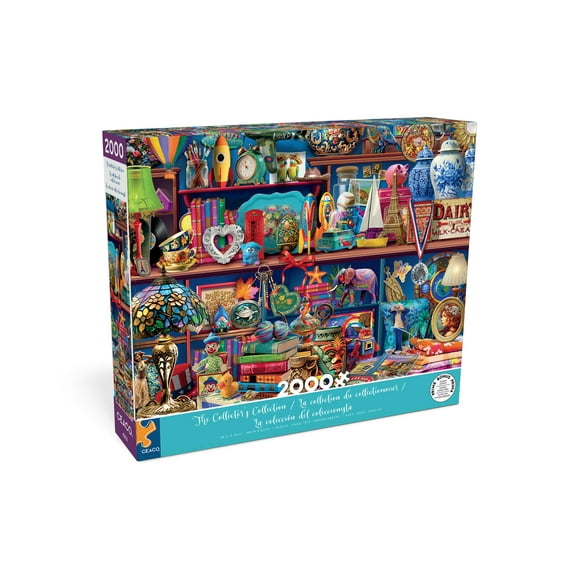 Ceaco 2000 Piece The Collector's Collection Interlocking Jigsaw Puzzle