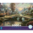 thumbnail image 1 of Ceaco - 2000PC Assortment - Thomas Kinkade - Sunset On Lamplight Lane - 2000 Piece Jigsaw Puzzle, 1 of 2