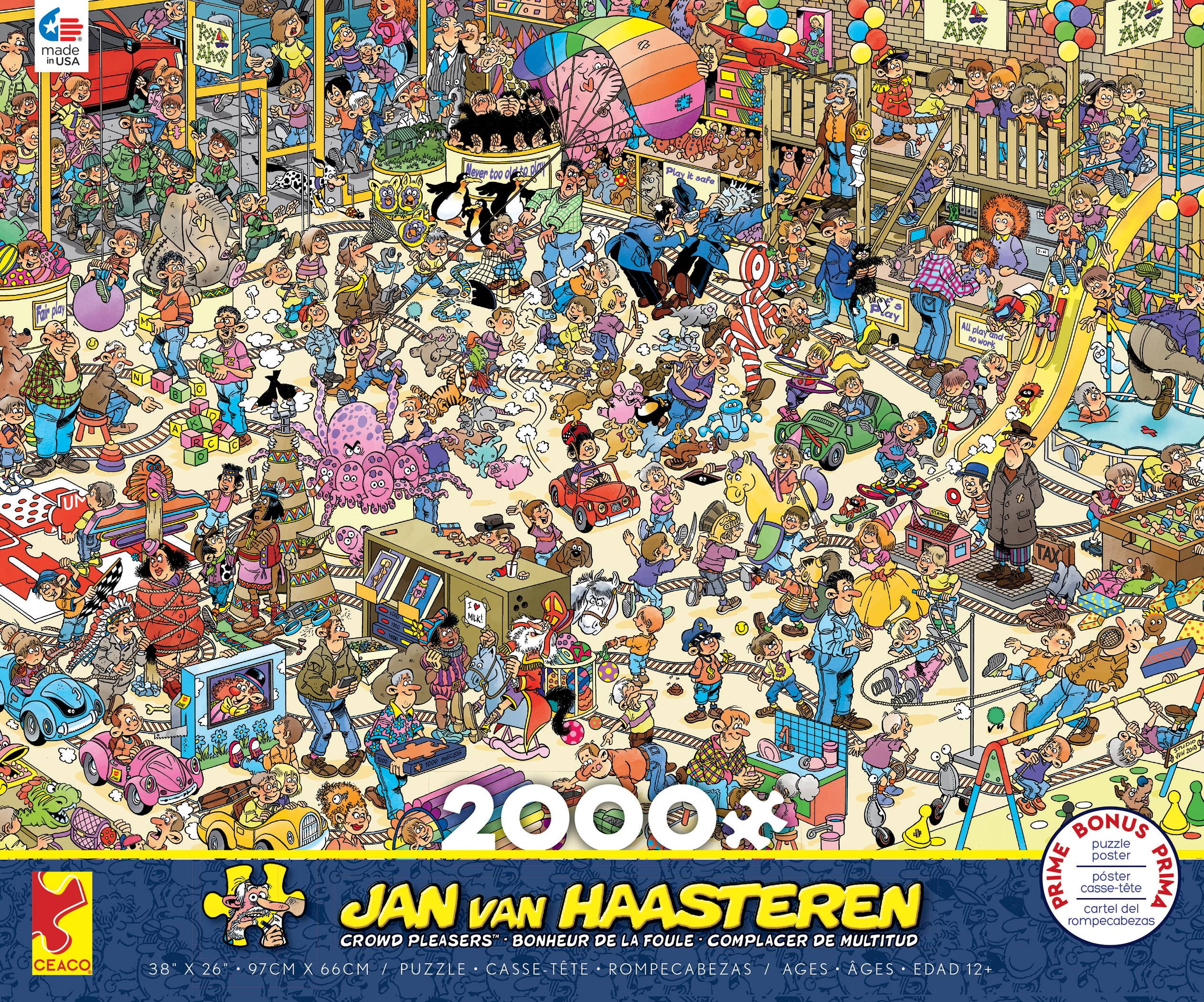 Ceaco - 2000Pc Assortment - Jan Van Haasteren - Toy Ahoy - 2000