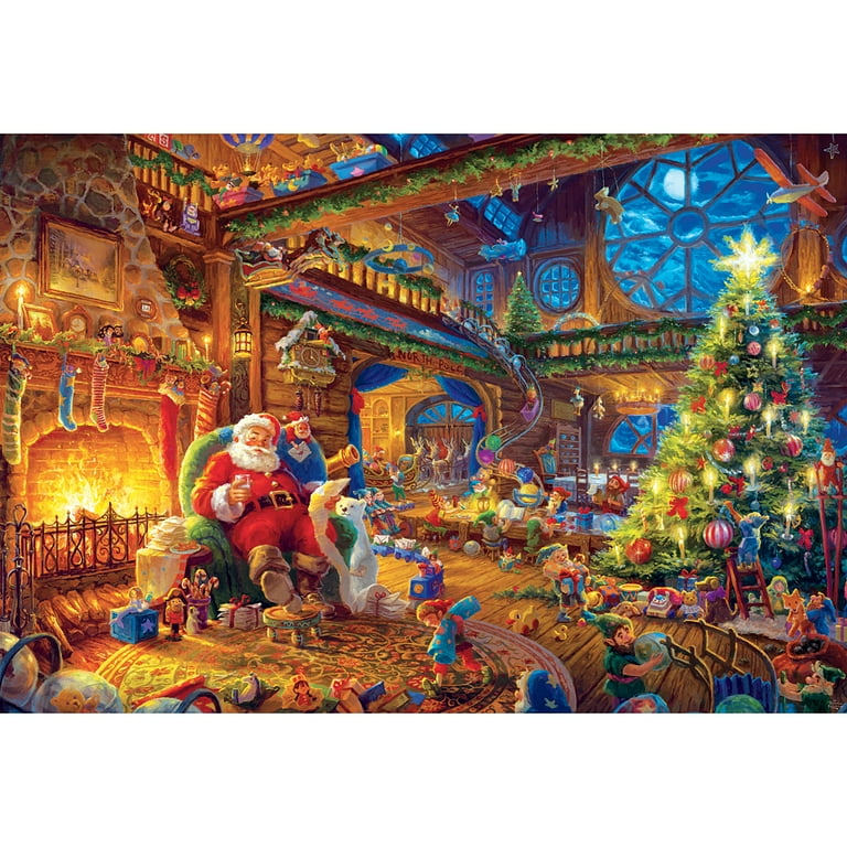 Ceaco 2000pc Kinkade Santas Workshop Puzzle - 2000 Piece Jigsaw