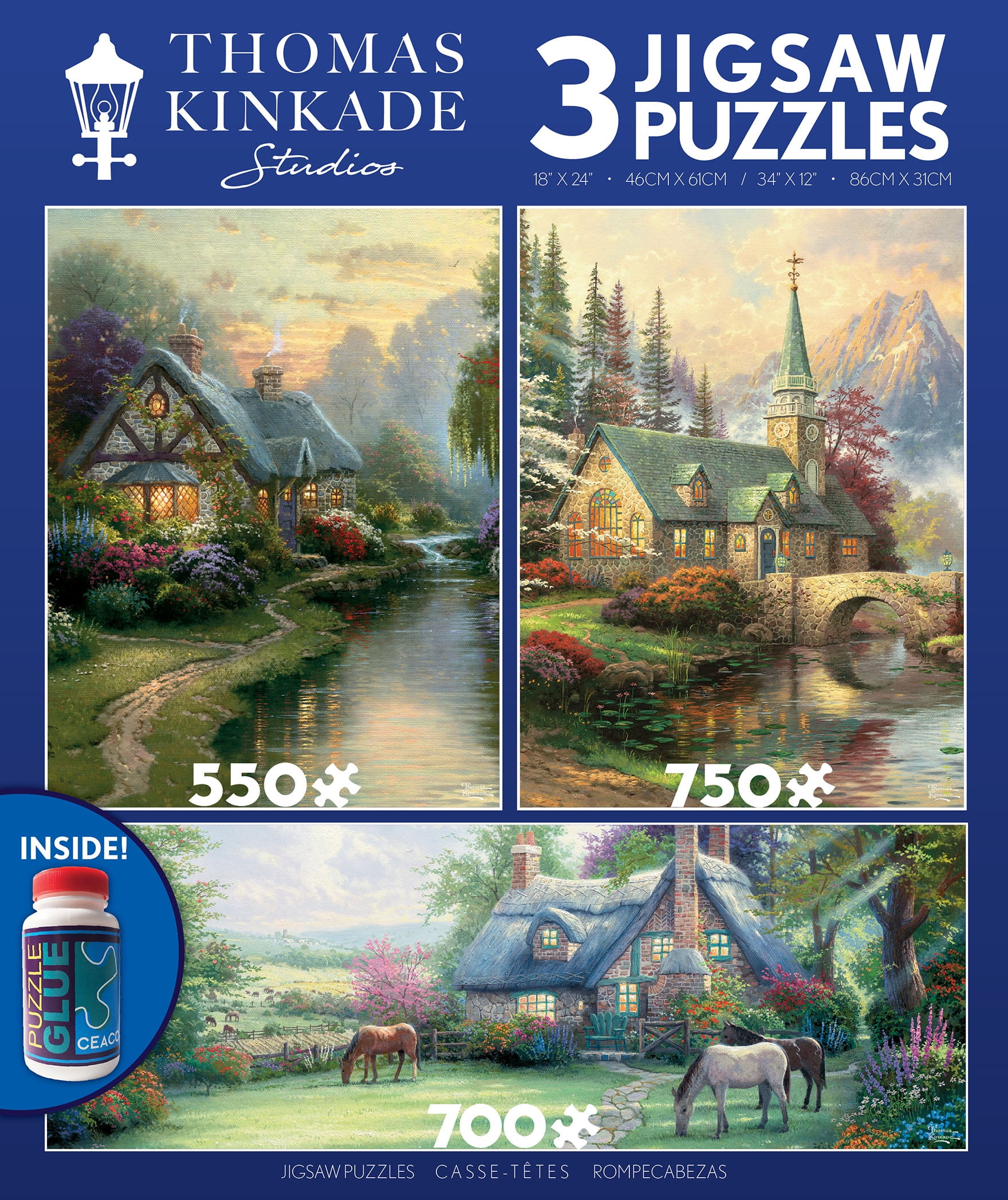 Puzzle Thomas Kinkade: A perfect summer day in a tin box, 500 pieces