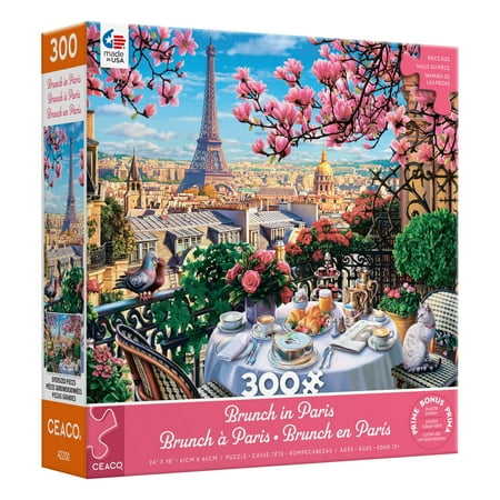 Ceaco 300 Piece Brunch in Paris Interlocking Jigsaw Puzzle