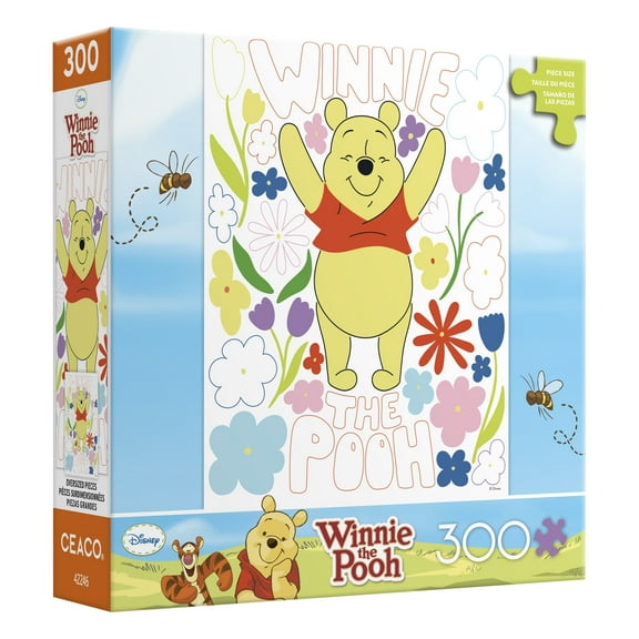 Ceaco 300 Piece Cozy Winnie the Pooh Interlocking Jigsaw Puzzle