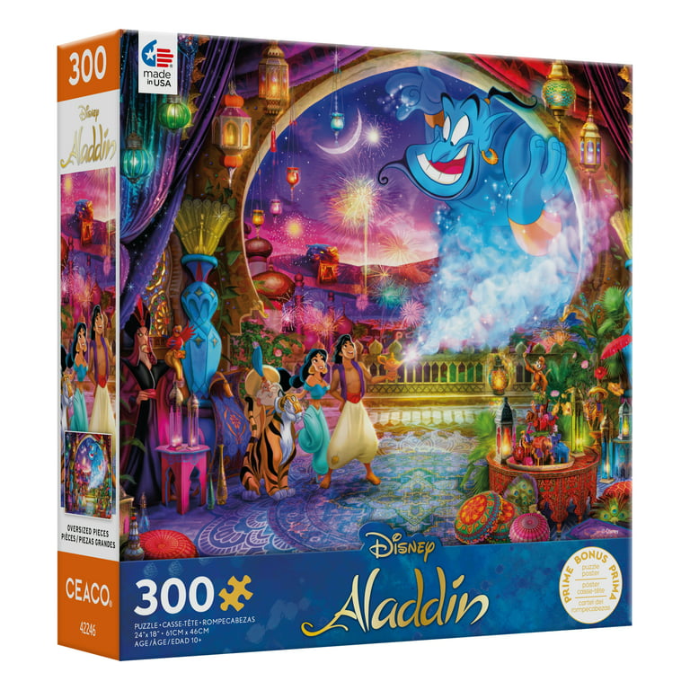 4 Pack Disney Stickers / Disney Aladdin / Disney Wall-e / Aladdin