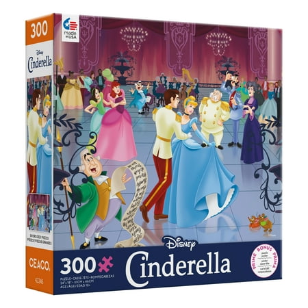 Ceaco 300-Piece Disney Cinderella Interlocking Jigsaw Puzzle