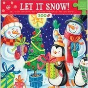 Ceaco 300-Piece Let it Snow Snowy Gift Giving Interlocking Jigsaw Puzzle