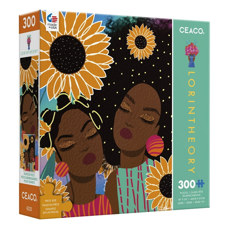 Ceaco - Lorintheory - Sunflowers - 300 Piece Oversized