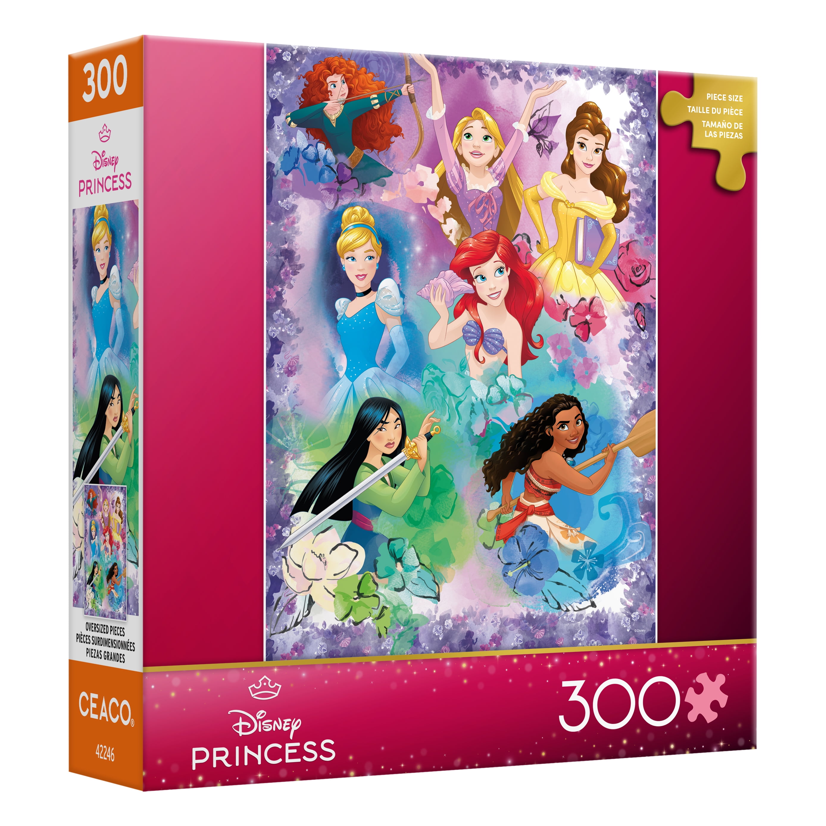 Ceaco 300 Piece Disney Princess Collection Jigsaw Puzzle with